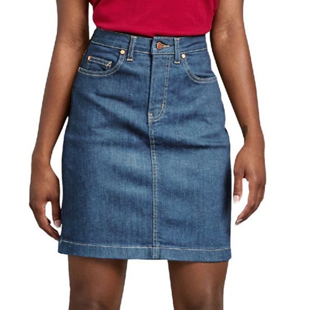 NWT Dickies Perfect Shape Jean Skirt - Size 4